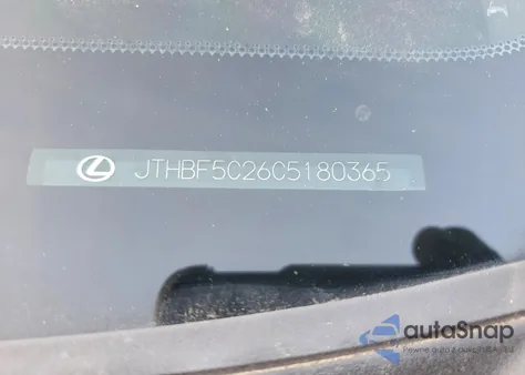 2012 Lexus Is 250 z USA, uszkodzony, nr VIN JTHBF5C26C5180365